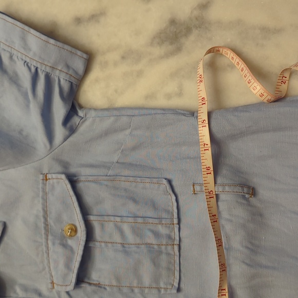 Soft surroundings tiered shirt dress size small - Picture 5 of 7